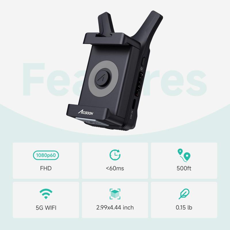 Transmissor de vídeo sem fio Accsoon CineView Nano 1080p60